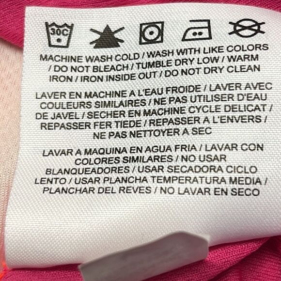 Nike Women’s Dri-fit Fuchsia Pink/Orange Athletic Striped Tank Top-Sm (Hole) - Picture 11 of 11